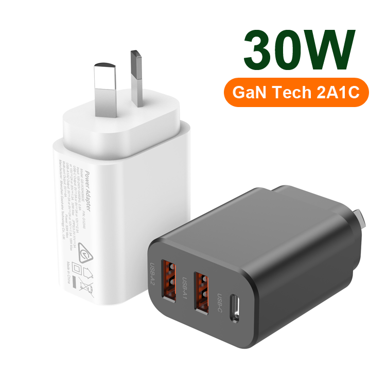 GaN 30W PD Fast Charger 2A1C 