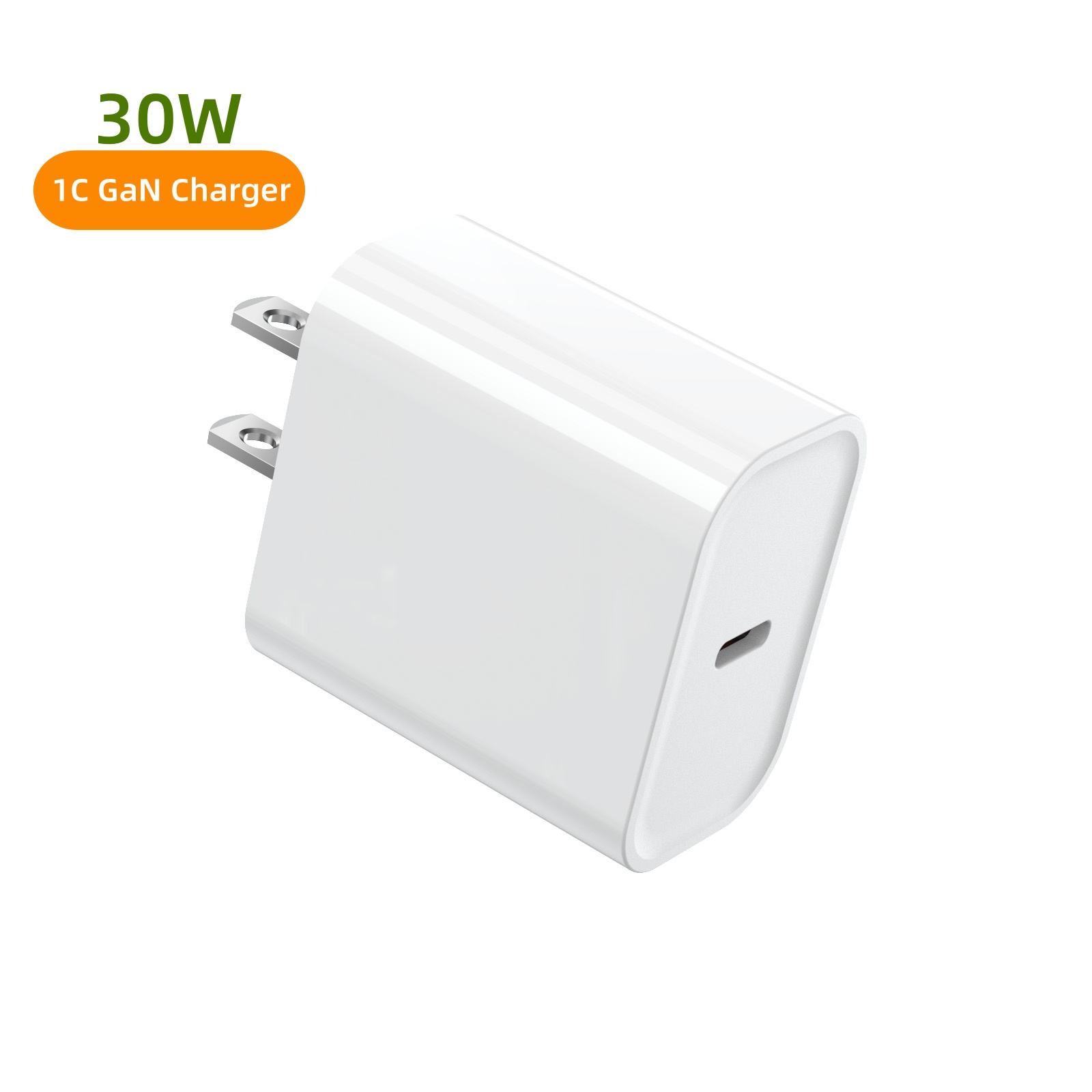 30W GaN PD  Type-c Ports  EU  Fast Travel Charger for iphone 16 - copy - copy - copy