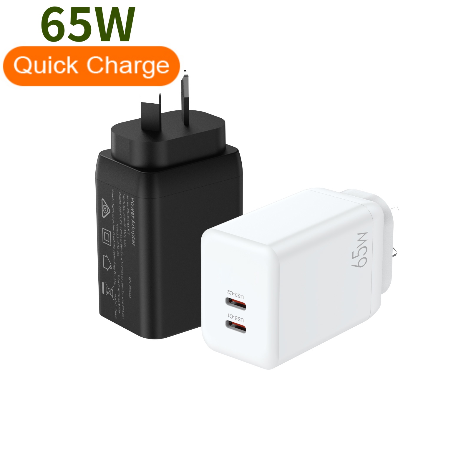 65W Gan Charger 2C   - copy - copy