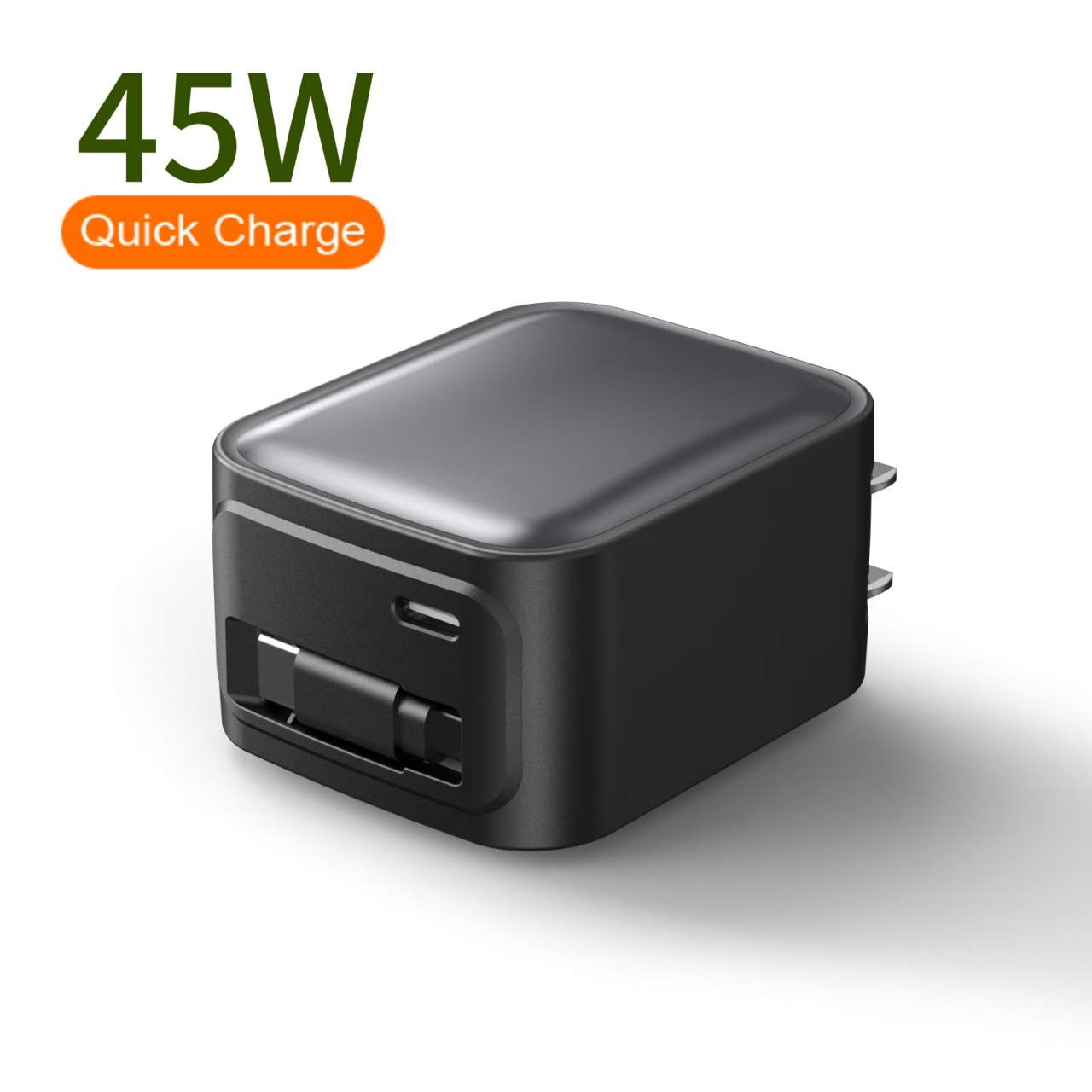 Retractable Phone Charger 45W USB C Fast Chargers 